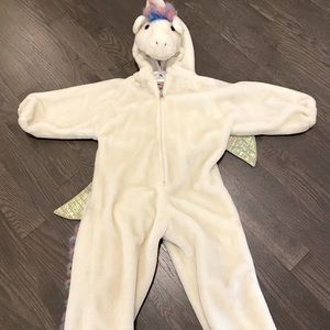 Kids unicorn costume, size 4-6 girls